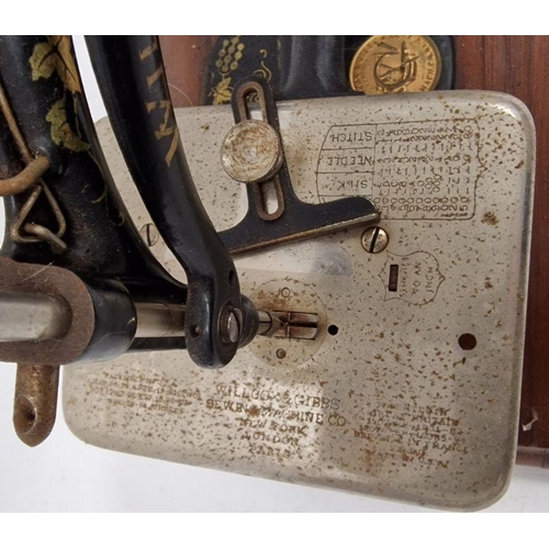 96 - Late 19th century 'Willcox & Gibbs' sewing machine