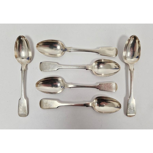 249 - Set of six William IV silver teaspoons, London 1832 maker John, Henry and Charles Lias, 4ozt approx.