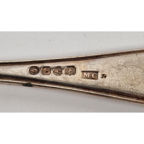 259 - William IV silver flatware, London 1836, maker Mary Chawner, 30ozt approx.