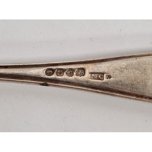 259 - William IV silver flatware, London 1836, maker Mary Chawner, 30ozt approx.