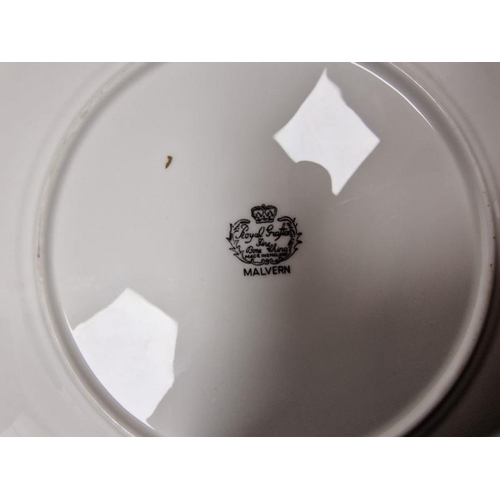 6 - Royal Worcester 'Rosemary' pattern cup and saucer RD No.700518, a Royal Albert part tea service and ... 