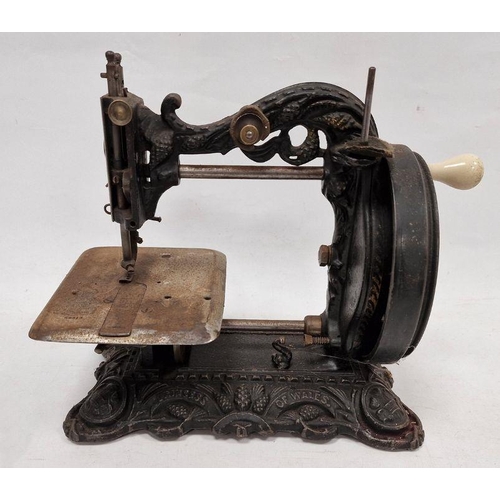 88 - Late 19th century Newton Wilson 'Princess of Wales' sewing machine, c.1870's, serial number 62515, a... 