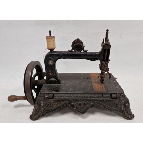 91 - Late 19th century 'Atlas A' made in Brunswick sewing machine for the Atlas Sewing Machine Company