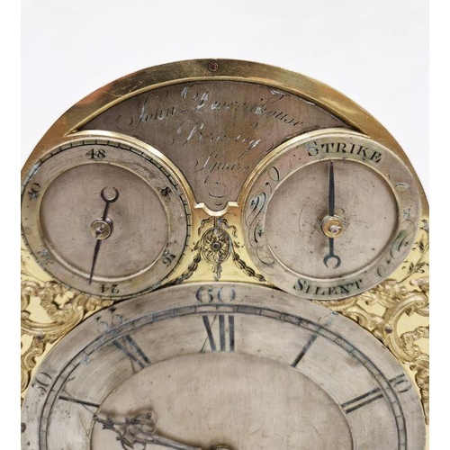 1029 - Late 18th century bracket clock movement by John Dwerrihouse, Berkeley Square, signed to dial and re... 