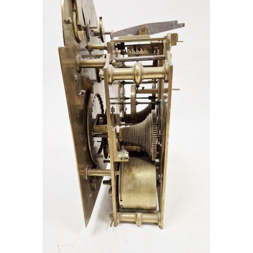 1029 - Late 18th century bracket clock movement by John Dwerrihouse, Berkeley Square, signed to dial and re... 