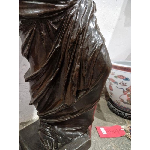 159 - Bronze figure of the Venus De Milo, Barbedienne Foundry, 84cm high