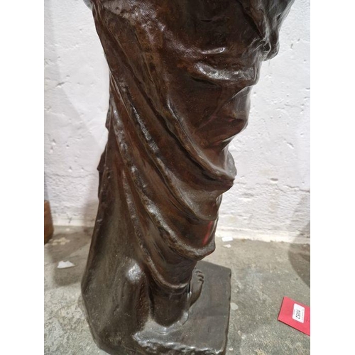 159 - Bronze figure of the Venus De Milo, Barbedienne Foundry, 84cm high