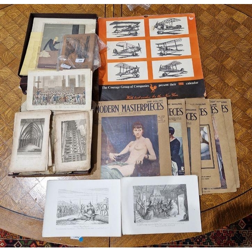 263 - Seven editions of early 20th century 'Modern Masterpieces' magazines, published by Newnes, circa 193... 