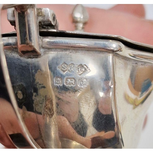 333 - Victorian Coalport and Hukin & Heath silver-mounted cup and sugar bowl, Birmingham 1894, a silver-mo... 