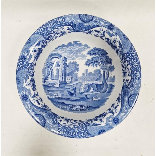 4 - Copeland Spode pottery 'Italian' pattern wash basin, circa 1900, printed and pressed marks, printed ... 