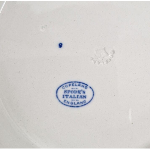 4 - Copeland Spode pottery 'Italian' pattern wash basin, circa 1900, printed and pressed marks, printed ... 