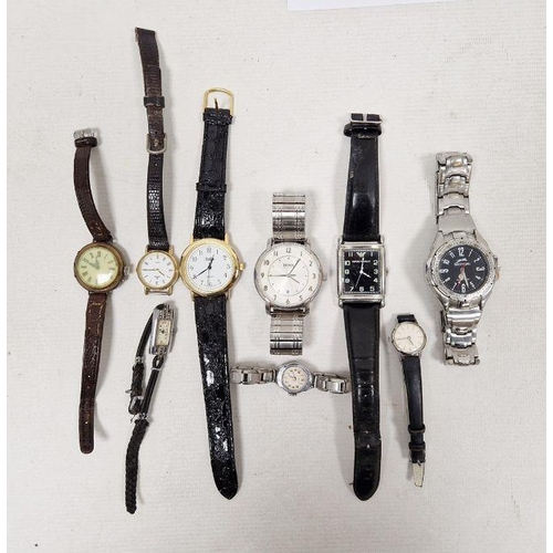 415 - Collection of assorted ladies wristwatches, to include a wristwatch marked Omega, two continental si... 