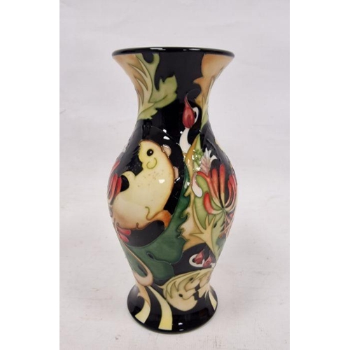 83 - Moorcroft Mouse pattern vase, of baluster form, designed by Emma Bossons circa 2008, decorated with ... 