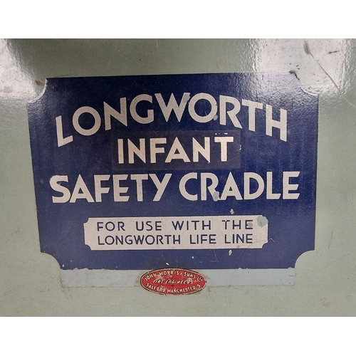 227 - Longworth infant safety cradle for use with the Longworth Lifeline, in metal box