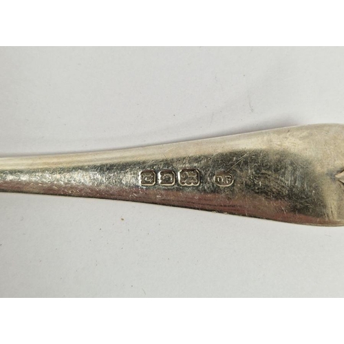 318 - Silver soup spoons, serving ladle and other silver spoons, gross weight approximately 339g/10.8 ozt