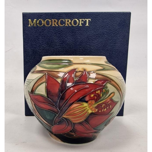 66 - Moorcroft oviform vase in Hartgring pattern, designed by Emma Bossons, circa 2002, printed, painted ... 