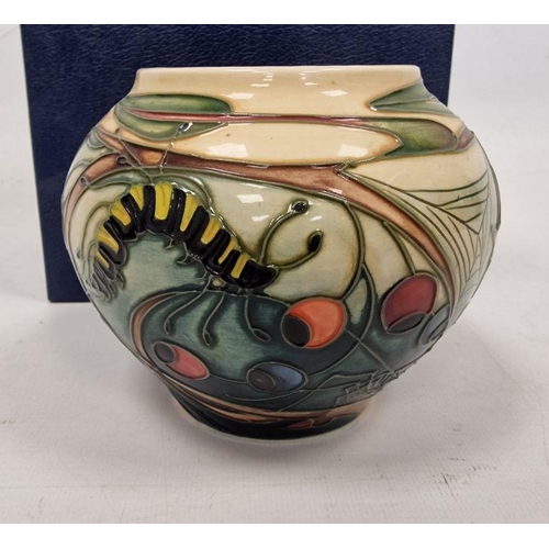 66 - Moorcroft oviform vase in Hartgring pattern, designed by Emma Bossons, circa 2002, printed, painted ... 