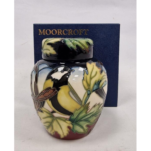 67 - Moorcroft 'Ingleswood' pattern ginger jar and cover designed by Philip Gibson, circa 2002, tubelined... 