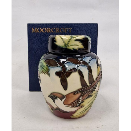 67 - Moorcroft 'Ingleswood' pattern ginger jar and cover designed by Philip Gibson, circa 2002, tubelined... 