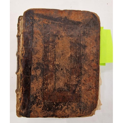 93 - Bible - English (Bishop's Bible) published Richard Jugge circa 1575, four separate subsection tp, do... 