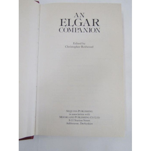 95 - Edward Elgar interest - collection of books to include:-
 Maine, Basil
 