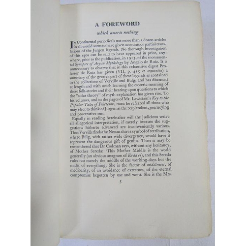 10A - Golden Cockerel Press
 Cabel, James Branch 
 