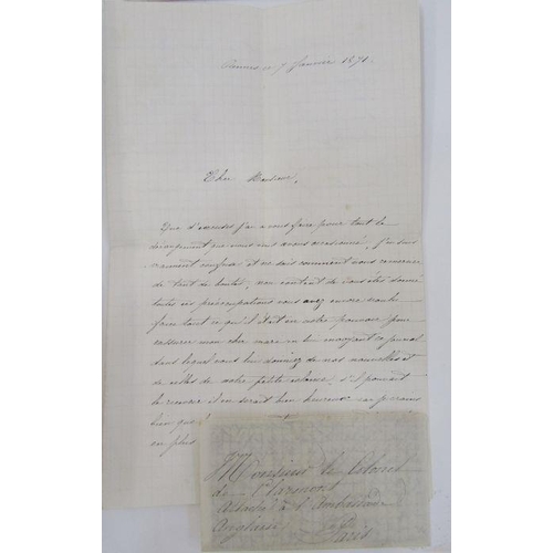 115 - 1906 official letter from Consulate General of Japan in London relating to the Russo-Japanese War, 1... 