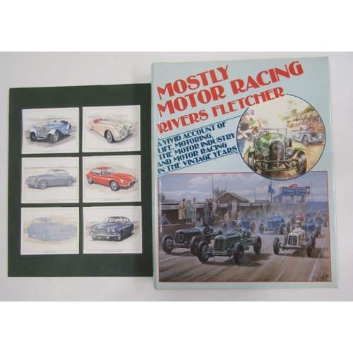 120 - Quantity of ephemera to include motoring catalogues, eg Jaguar V12 engine, Rolls Royce, two Robert T... 