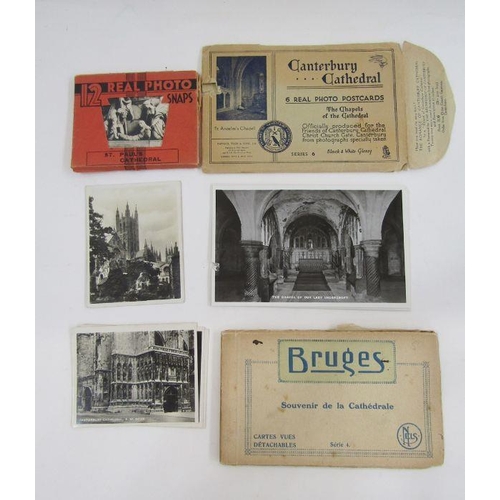 130 - Large quantity of GB and overseas postcards and souvenir photographs (4 boxes).