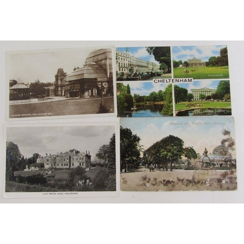 132 - Large quantity of postcards to include 140 Cheltenham and surrounding area, 200 Cheltenham and a fur... 