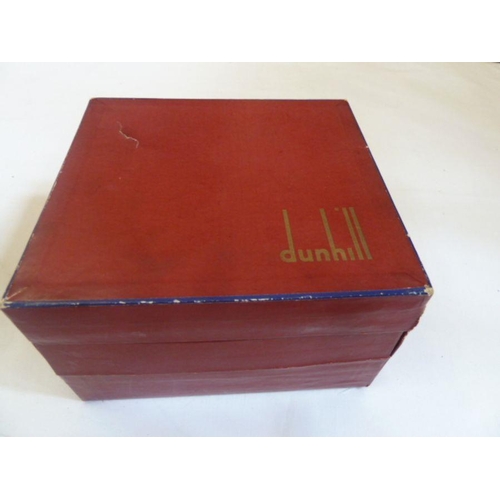 167 - Dunhill 'The jet aeroplane' table lighter, reg des no 872899, in original red fitted box with instru... 