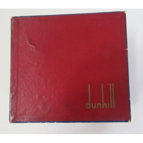 167 - Dunhill 'The jet aeroplane' table lighter, reg des no 872899, in original red fitted box with instru... 