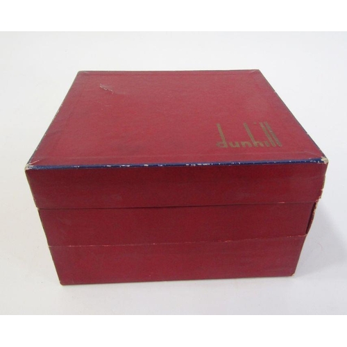 167 - Dunhill 'The jet aeroplane' table lighter, reg des no 872899, in original red fitted box with instru... 