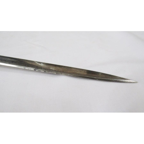 196 - LOT WITHDRAWN George V dress sword belonging to an officer in the Royal Gloucestershire Hussars, mad... 