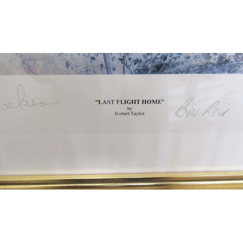 230 - Limited edition Robert Taylor print, 'Last Flight Home'.