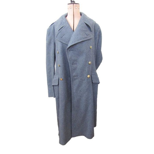 234A - Royal Air Force great coat, battle dress tunic and blue blazer.