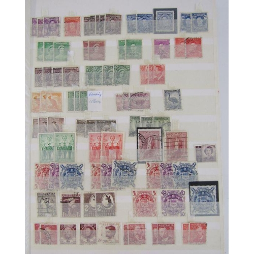 239 - Australia: mainly used KGV-QEII definitives, commemoratives and officials with a few QV states. Sets... 