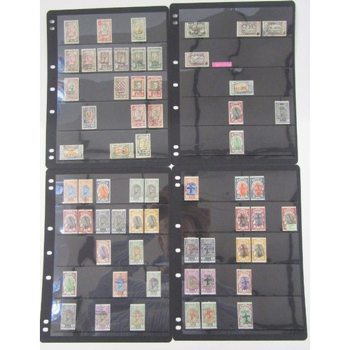 323 - Ethiopia: black 20-page Hagner album full of mint and used definitives and commemoratives from 1890s... 