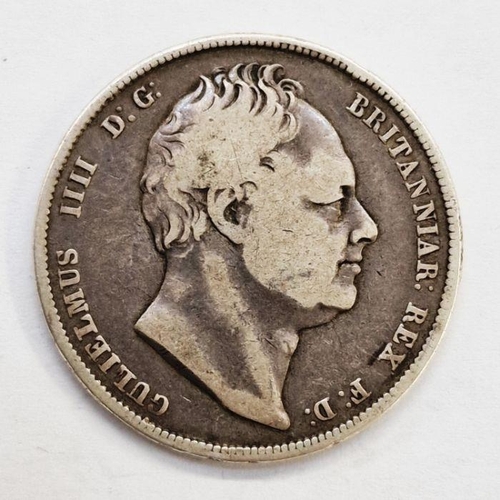 408 - William IV (1830-1837), Half Crown 1834, Bare head facing right, ww in script below bust, reverse, S... 