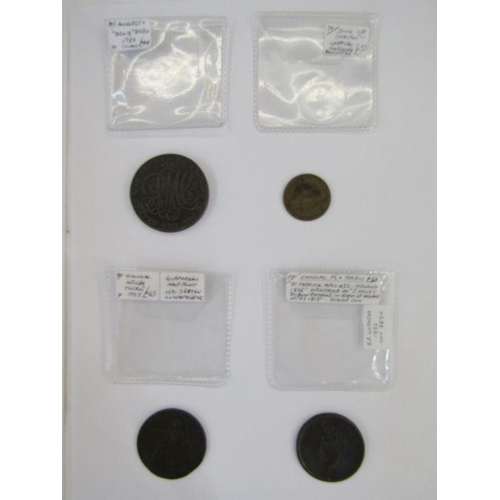 440 - Interesting group of tokens and other numismatic materials (28). Including: late 18th century Conder... 