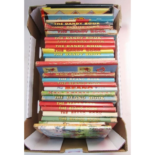 48A - The Dandy Book, The Beano Book, Magic Beano Book, Dandy's Desperate Dan, various Annuals through the... 