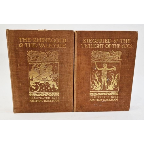 49 - Rackham Arthur ( ills.) ' The Rhinegold & the Valkyrie'  William Heinemann 1910 - col plates tipped ... 