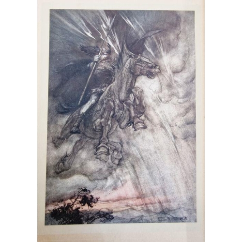 49 - Rackham Arthur ( ills.) ' The Rhinegold & the Valkyrie'  William Heinemann 1910 - col plates tipped ... 