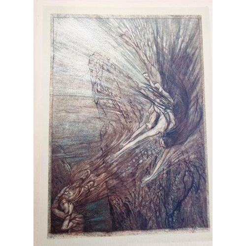 49 - Rackham Arthur ( ills.) ' The Rhinegold & the Valkyrie'  William Heinemann 1910 - col plates tipped ... 