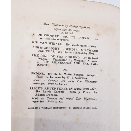 49 - Rackham Arthur ( ills.) ' The Rhinegold & the Valkyrie'  William Heinemann 1910 - col plates tipped ... 
