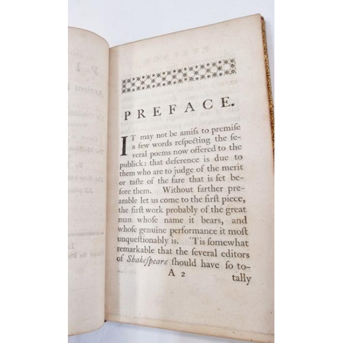 53 - Shakespeare, William & Marston, John: 'Miscellaneous Pieces of Antient English Poesie. Viz the Troub... 