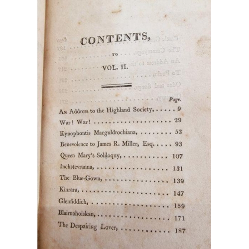 57 - Couper Robert 'Poetry Chiefly in the Scottish Language'  , Printed by J. Young for Verner and Hood, ... 