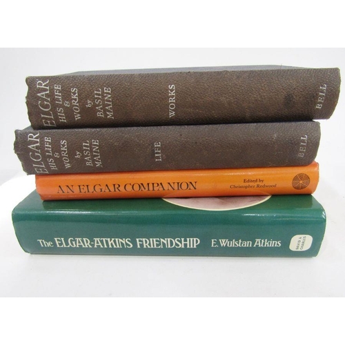 95 - Edward Elgar interest - collection of books to include:-
 Maine, Basil
 