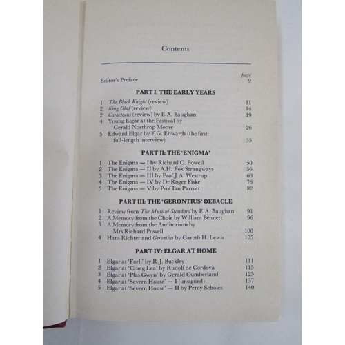 95 - Edward Elgar interest - collection of books to include:-
 Maine, Basil
 