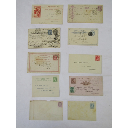 326 - GB, British Empire and World: tin of over 150 used and unused covers, postcards, wraps both pre-paid... 